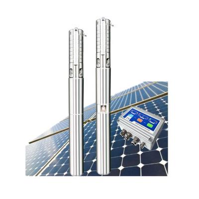 China 0.5HP Water Supply Solar Submersible Pump Kit Solar Water Pump For Drip Irrigation for sale