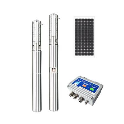 China Water Supply AC / DC Hybrid DC Kenya Brushless Solar Water Pump Livestock for sale