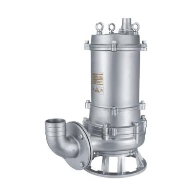 China Industrial Utilities 2 Inch 2hp 3 Phase Stainless Steel Submersible Sewage Pump for sale