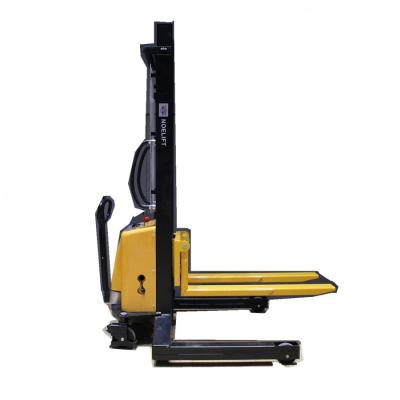 China Hotels Pedestrian Semi Electric Forklift Cheap Parts Stacker for sale