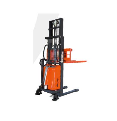 중국 Deluxe Style Deluxe Semi Electric DC Powered Stacker 1.0 ton with 1.6 meter lift. 판매용