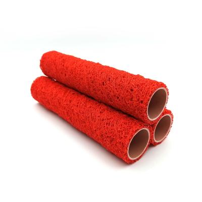 China Plastic Core Paint Texture Roller Paint Rough Brush Cover For Wall Painting for sale