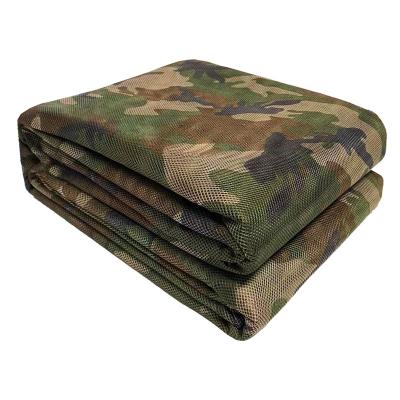 China Ourdoor Hunting Net 300D 1.5m*10m Camouflage Net Woodland Camouflage Outdoor Military Disguise Military Use In Woodland Camouflage Net for sale