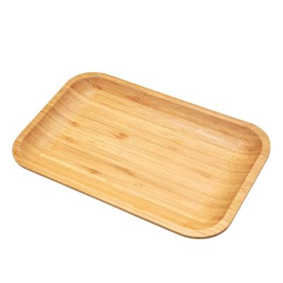 China Rolling Tray Wholesale Custom Smoke Tobacco Herb Cigarette Bamboo Wood Wooden Rolling Tray for sale