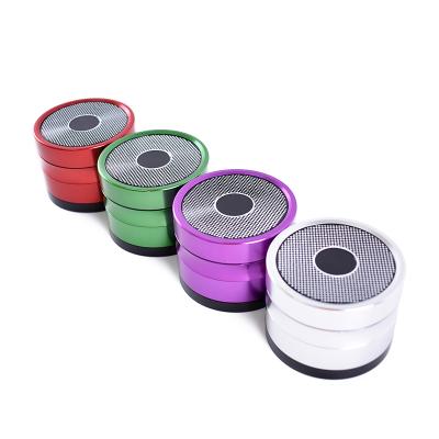 China Aluminum Grinder Herb Grinder Shape Herb Grinder Tobacco Grinder Smoking Shape Audio Accessories 63mm for sale