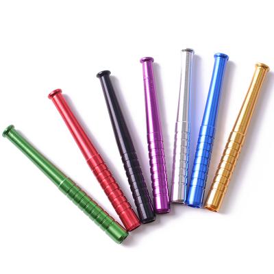 China One Puncher Pipes Wholesale Portable Metal One Puncher Smoking Pipe One Puncher Baseball Bat Smoking Aluminum Pipe Tobacco for sale