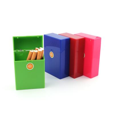 China Wholesale Cheap 20's 100's Slim Hard Plastic ABS Box Cigarette Holder Flip Package Box Plastic Case for sale