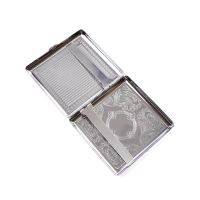 China Wholesale 12/14/16/18/20pcs Cigarette Holders Waterproof Portable Stainless Steel Metal Cigarette Holder Case for sale