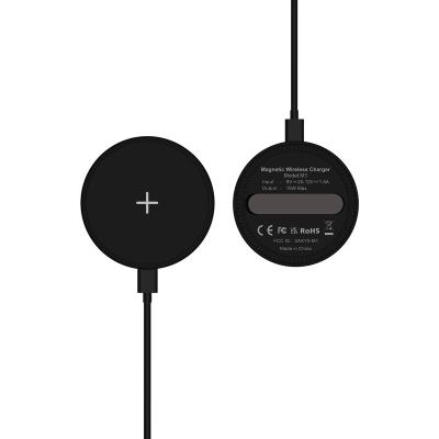 China PROFESSIONAL Magnetic Single Fast 15W Radio Charging Pad For Iphone for sale