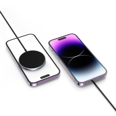 China USB-C Mobile Phone Power Charger Magnetic Fast Charging Wireless Pad For Apple iPhone 14 13 ect 12 for sale