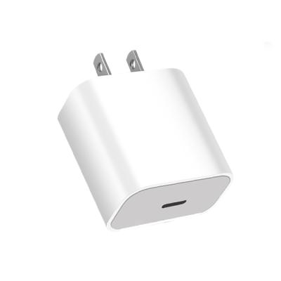 China Fast Mobile Phone C Charger Cargador 18w USB C Power Adapter 18W Power Adapter Palladium Charger for iphone 12 for sale