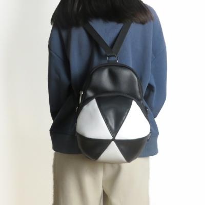 China New Unique Hat Shape Black Waterproof Mini Backpack For Girl Baseball Leather for sale