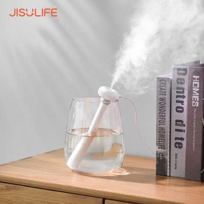 China JISULIFE 2021 New Ultrasonic Air Humidifier Cute Cool Mist Home Wireless Portable Large Volume Convenient Travel Ultrasonic Humidifier for sale