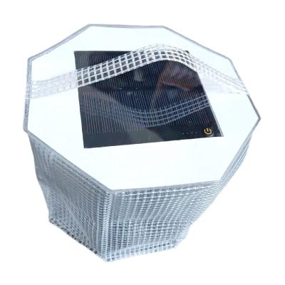 China Portable Portable Polygon Folding Lightweight Solar Outdoor Lantern for sale