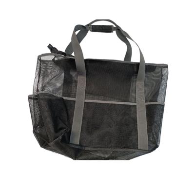 China Hot Selling High Quality Outdoor Transparent Mesh Beach Bag Polyester Mesh Bags for sale