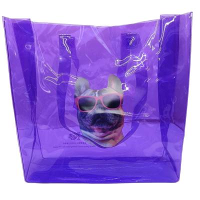 China Wholesale High Quality PVC Handbags Tote Shopping Bags Shopping Bag PVC Shopping Bags for sale