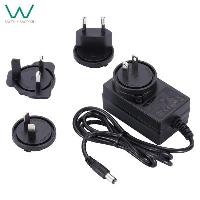 China PC and ABS DC AC Adapter 5V 6V 9V 12V 15V 24V 36V 1A 2A 3A 4A Interchangeable Plug Power Adapters for sale