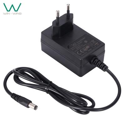 China PC and ABS EU Wall Power Adapter 5V 9V 12V 24V 1A 2A 3A 4A 5A DC to AC Adapter for sale