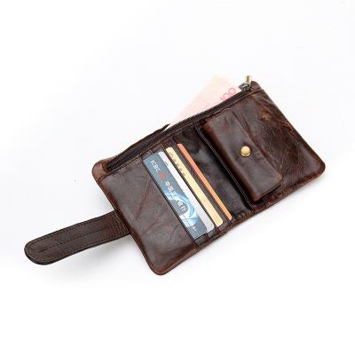 China Money clip multicard ladies genuine leather wallet small for women wallet rfid blocking mens wallets slim real leather for sale