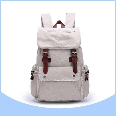 China Waterproof Canvas Eco Friendly Water Resistant School Backpacks for University Students Outdoor Sport Bag for sale