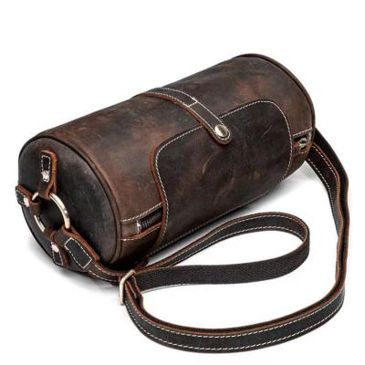 China Usual Genuine Leather Chest Bag Sling Cross Small - Body Bag Leather Messenger Bag Unisex for sale