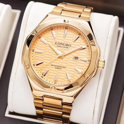 China LONGBO Day/Date Wrist Men Watches Wristwatch Mens Watches In Luxury Classic Wristwatches Watch Men Sport for sale