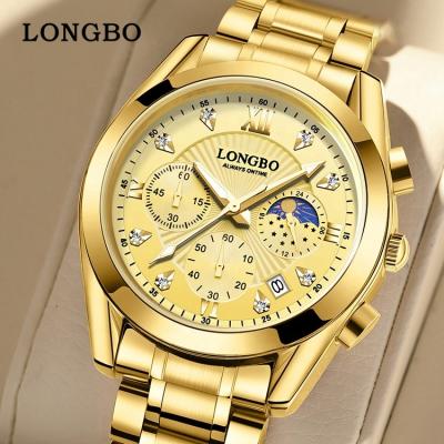 China Water Resistant LONGBO Luxury Brand Watches Prices Digital Sports Watch Mens Luxury Diamond Watches Mens Luxury for sale