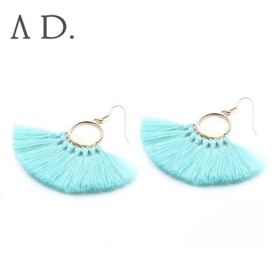 China ANNOUNCEMENT OF BOHEMIA. Jewelry Tassel Dangle Earrings Handmade Threads Style Fashion Bohemian Jewelry For Spring E68053 for sale