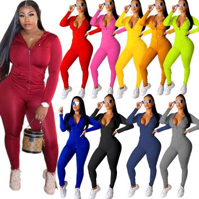 China Wholesale 2021 Spring Jogging Suits Hoodie Anti-Static Jogger Set Women's Cotton Women's Two-Piece Sweat Suit for sale