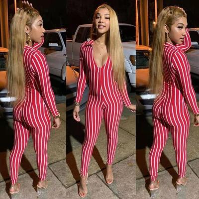 China Wholesale Anti-Static One Piece Long Sleeve Jumpsuit Corset Jumpsuits Sexy Spring Overalls Club Wear for sale