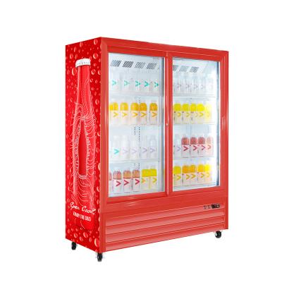 China Single-Temperature Commercial Refrigeration Equipment Glass Door Display Chiller for sale