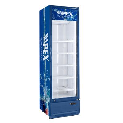 China Single-Temperature Upright Glass Door Pepsi Showcase Fridge Equipment for sale