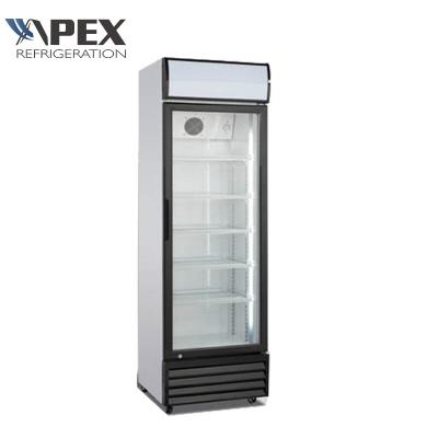 China Single-Temperature Ice Cream Stand Up Display Freezer For Supermarket for sale