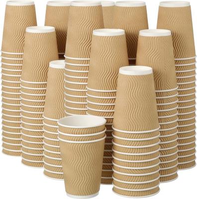 China Disposable Custom Logo cartons8oz paper cup 6oz 6.5oz double wall coffee paper cup maker With CPLA Lid for sale