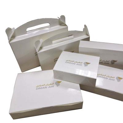 China Disposable custom paper boxes lunch  box gift paper packaging storage box for gift set for sale