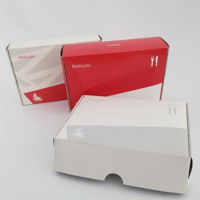 China Disposable luxury take away container packaging paper cardboard packing cakes boxes for serums for sale