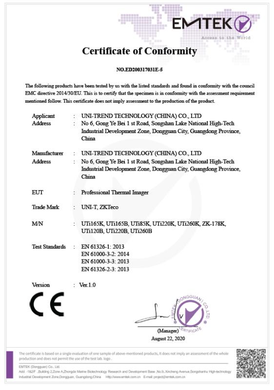 CE - Uni-Trend Technology (china) Co., Ltd.