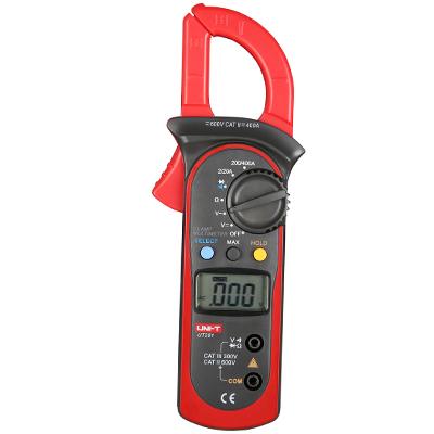 China UNIT UT201 Ditgital Clamp Meters Auto Range 400A DC AC 600V Tester Analog & Digital 35.6mm x 18mm for sale