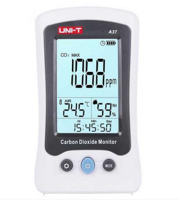 China UNIT A37 Digital Carbon Dioxide Detector Laser Air Quality Monitor Monitoring CO2 Meter CO2 Detection 75mm*55mm*130mm for sale