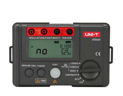 China UNIT UT502A Insulation Resistance Tester Test Voltages 500V/1000V/2500V UT502A for sale