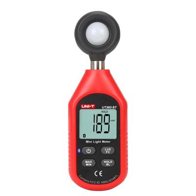 China UT383BT UNIT Light Meter 200,000 Test Max Min Illuminometers Photometer UT383BT of LUX Digital Luxmeter Luminance Lux Fc for sale