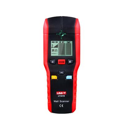 China Yes UNIT UT387B Wall Scanners Meters Ferrous Non Ferrous Metal Detectors Copper Wood Metal Detector LED Light Flashing Indication for sale