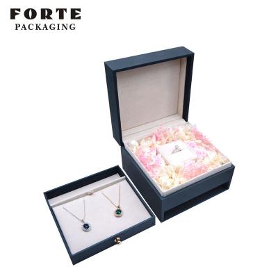 China FORTE Jewelry Packaging Box Eco-friendly Gift Box Preserved Bridesmaids Jewelry Box for sale