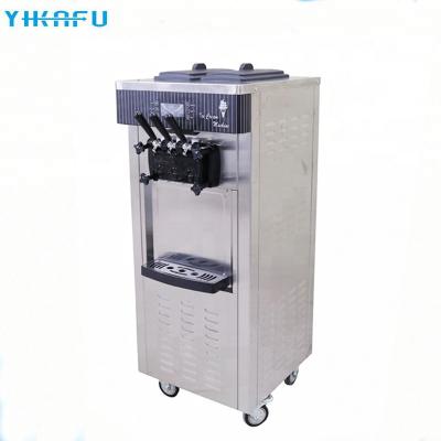 China YIKAFU Brand New 2+Twist Multi-flavor Soft Ice Cream Machine Commercial 540x590x1360mm for sale