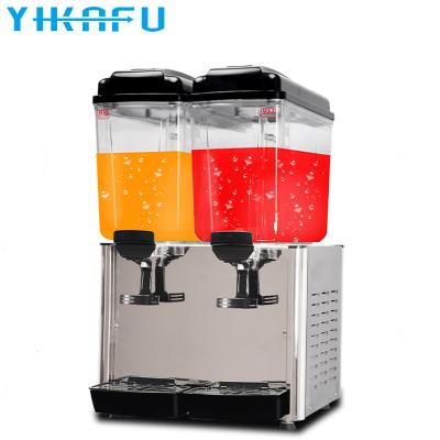 China Stirring Type Drink China Factory 2 Tanks Stainless Steel Hot Cooling Juice Dispenser Machine For Sale for sale