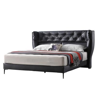 China Comfortable Durable Using Low Price Luxury Bedroom Furniture Comfortable Upholstery Bed for sale