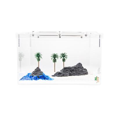 China Ant Nest White Sand Beach Coast Table Viable Medium Decor for sale