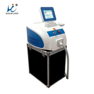 China Máquina de c4q conmutado aprobada por la FDA del laser del Nd Yag, equipo del laser del tatuaje 10HZ en venta