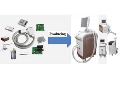 中国 ダイオード レーザーの毛の取り外し機械、フレームが付いている808のレーザーの毛の減少装置を組み立てて下さい 販売のため