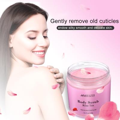 China Exfoliator Ice Cream Body Scrub Dead Skin Removing Peeling Body Care Exfoliating Nourishing Natural Whitening Face And Body Scrub OEM for sale